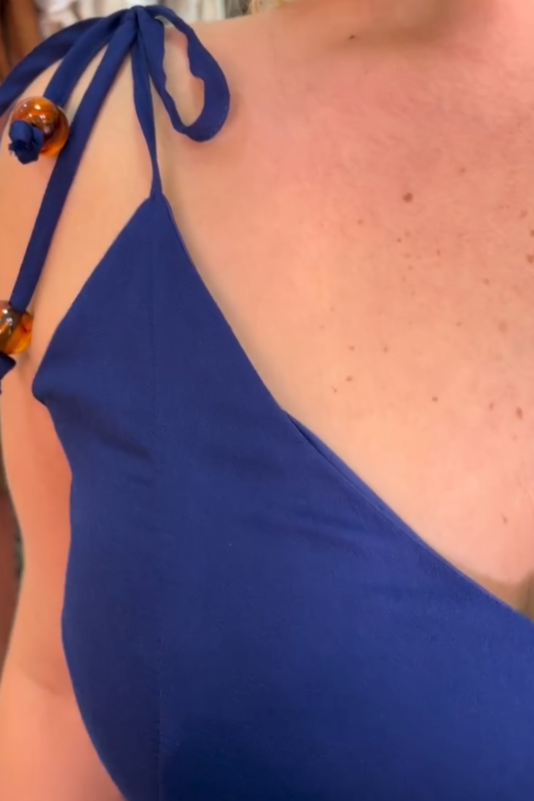 1845 | Vestido Midi Maitê - Azul Marinho ✨