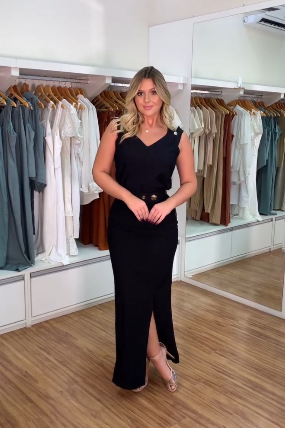 1260 | Conjunto Longo Vitória - All Black Luxury ✨
