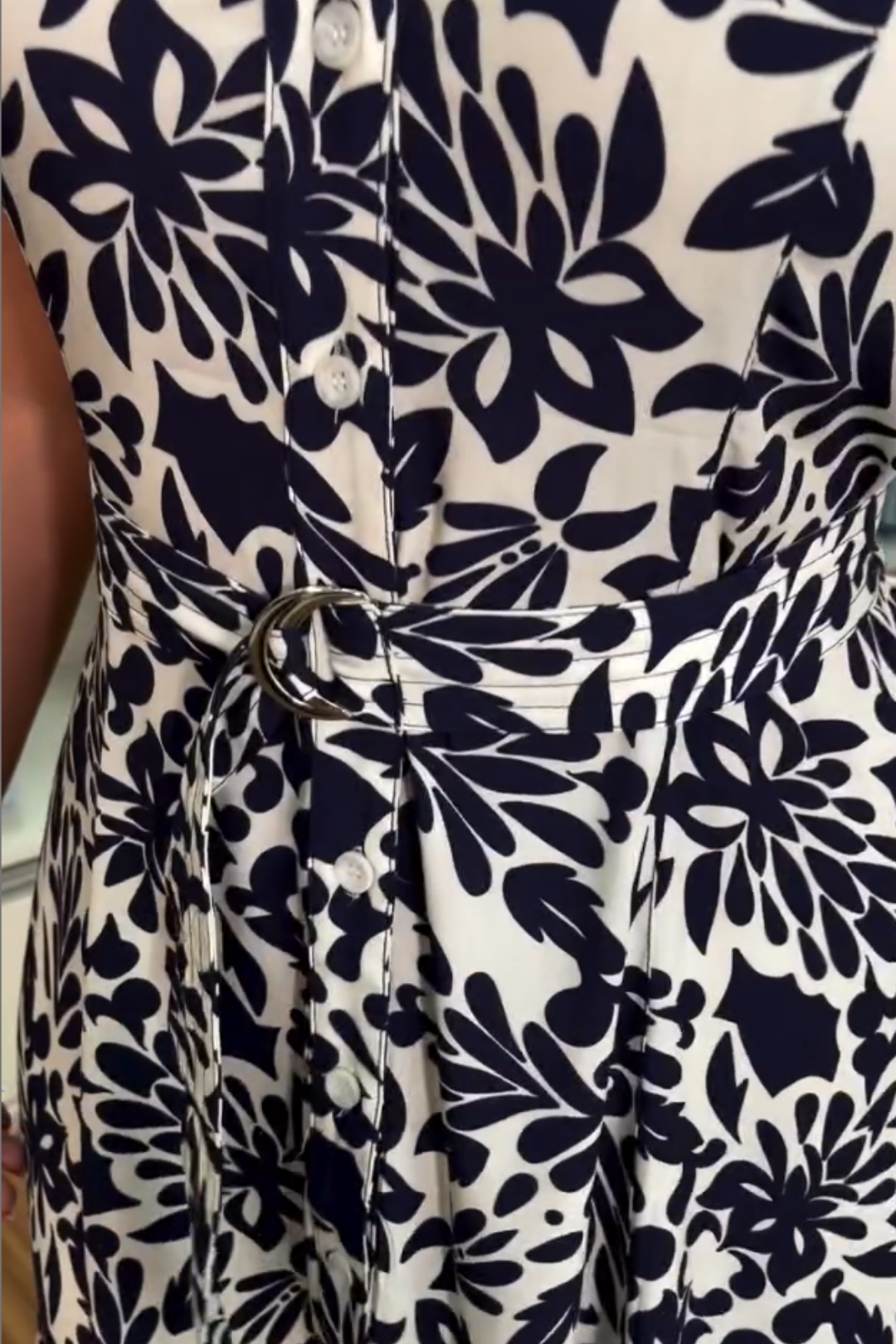 1510 | Vestido Midi Heloísa - Chemise Estampa P&B ✨