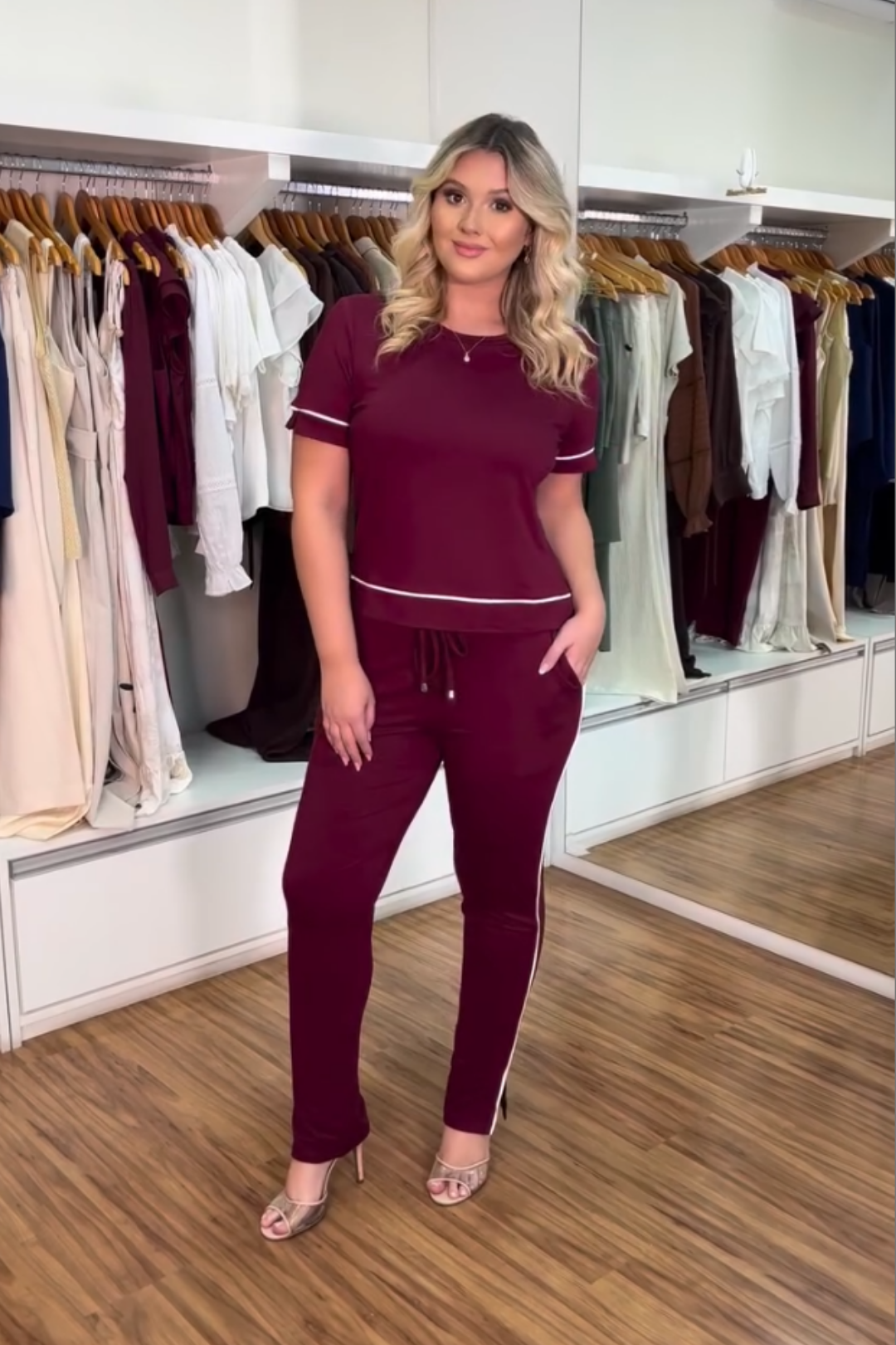 1950 | Conjunto Valentina - Marsala Sporty Chic ✨