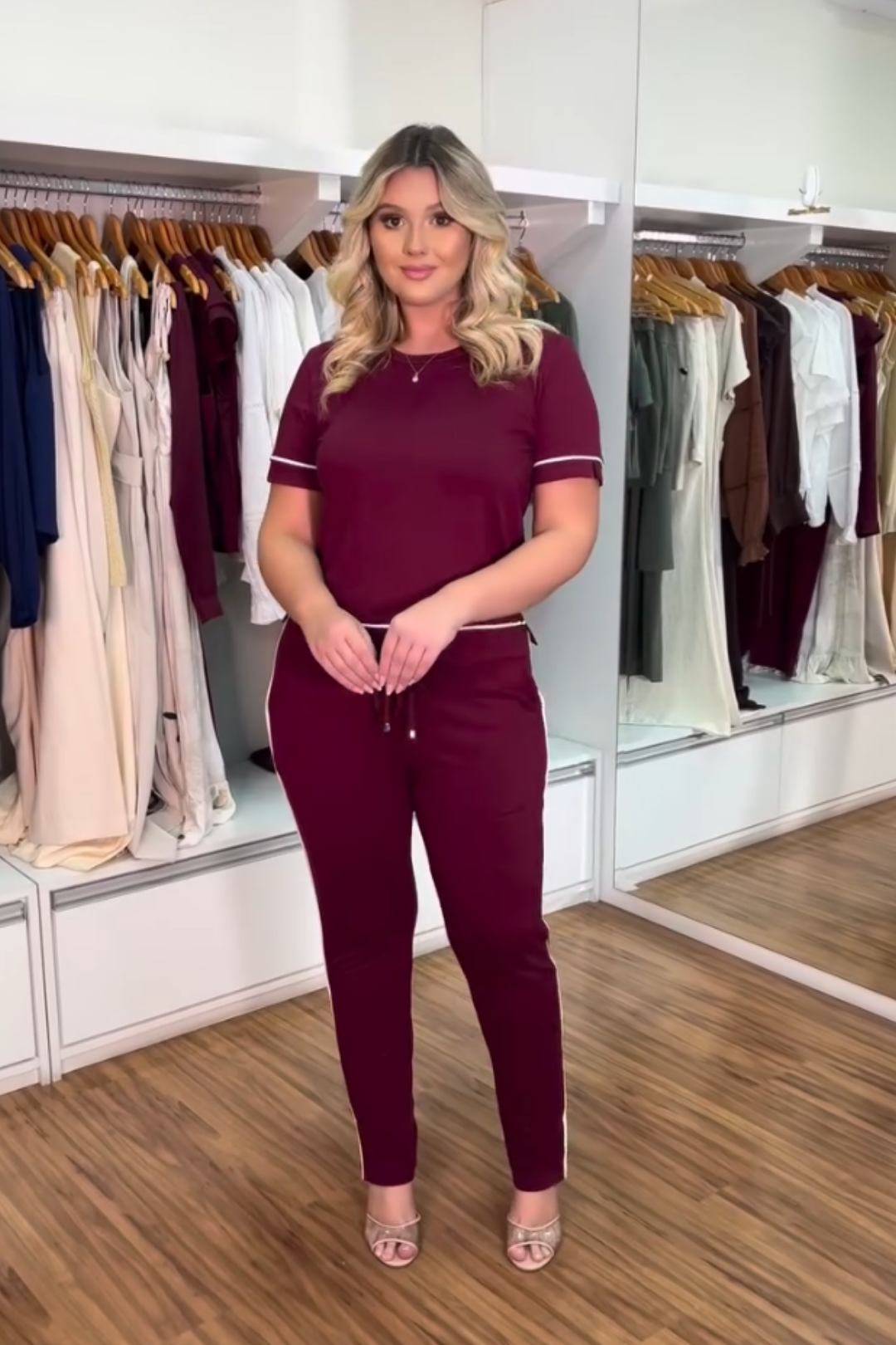 1950 | Conjunto Valentina - Marsala Sporty Chic ✨